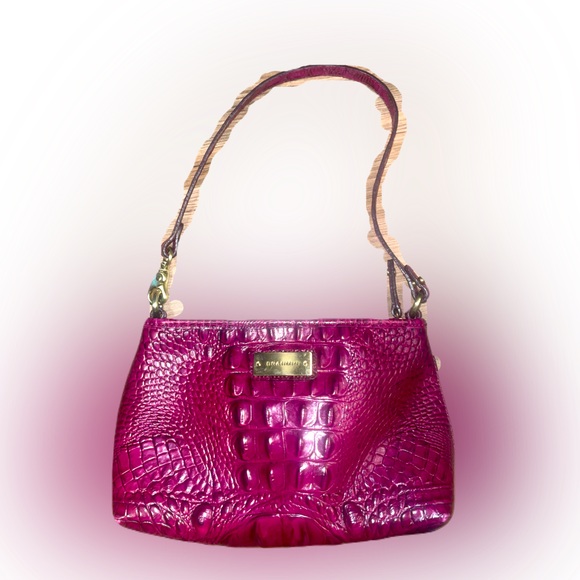 Brahmin anytime mini shoulder bag fuschia magenta ? - Picture 1 of 10